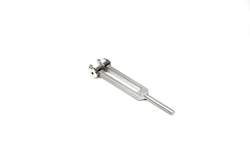 Medicinsk stämgaffel C-256 med dämpare aluminium 17cm - Bild 2