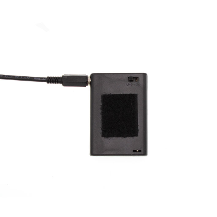 Pannlampa LED-ljus lättvikt fokuserbar med AA-batteribox - Bild 2