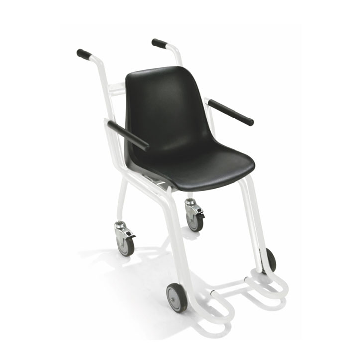 Stolvåg 250kg elektronisk med 2 rörliga hjul gradering 100g Klass III