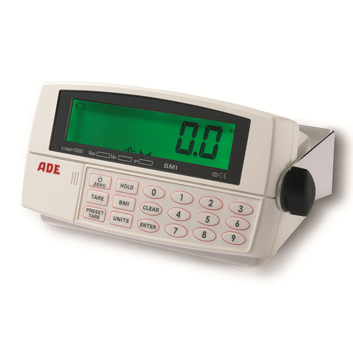 Stolvåg 250kg elektronisk med 2 rörliga hjul gradering 100g Klass III - Bild 2