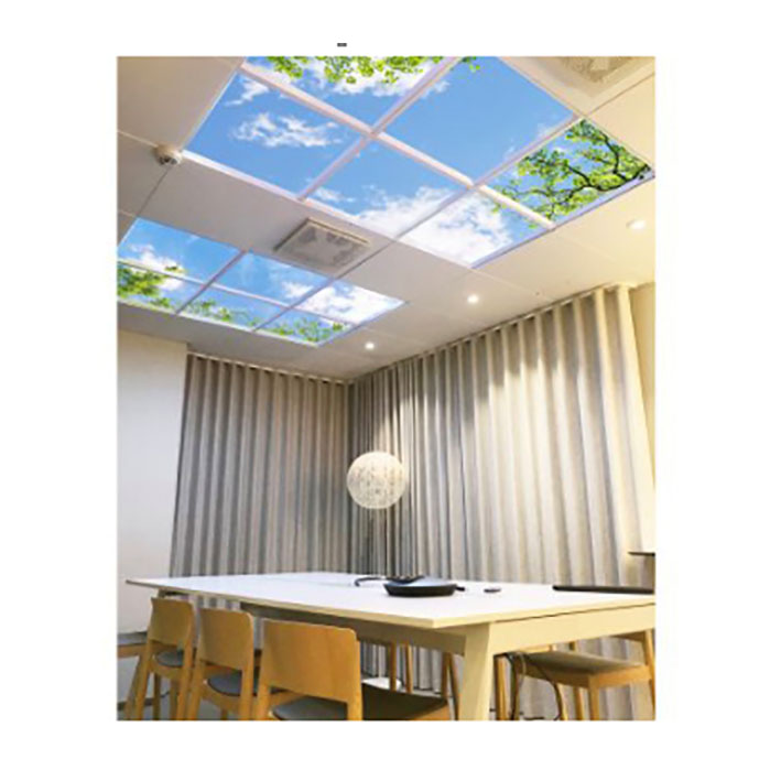 Skytak LED-belysning 60x60cm med himmelsmotiv - Bild 4