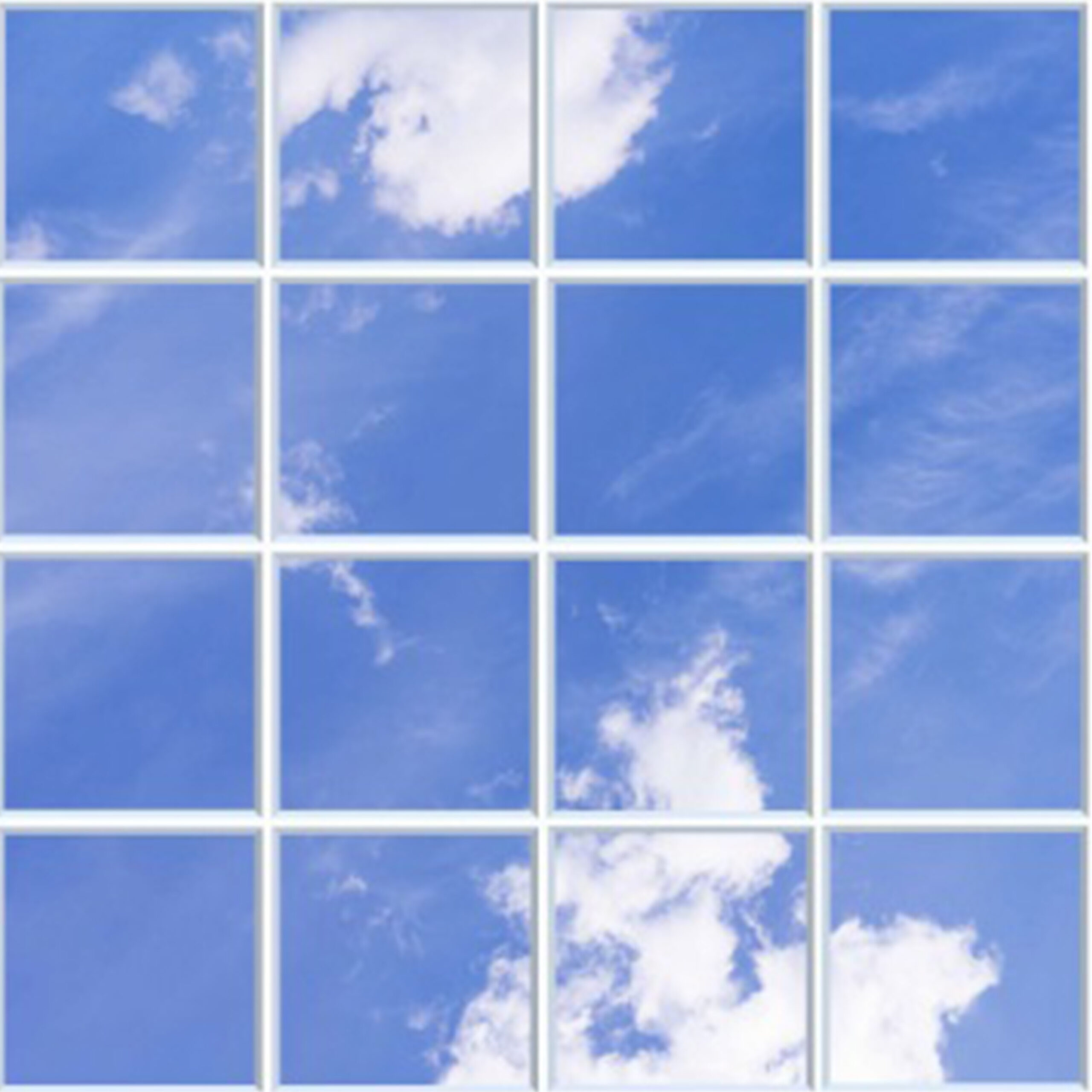 Skytak LED-belysning 60x60cm med himmelsmotiv - Bild 6