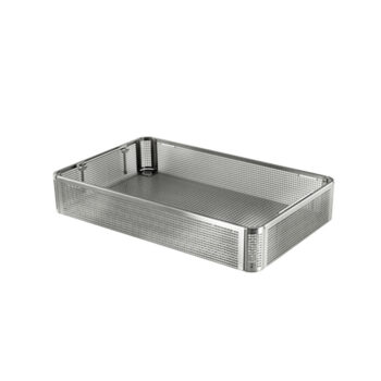 Korg sterilisation rostfritt stål utan lock 478x250x102mm